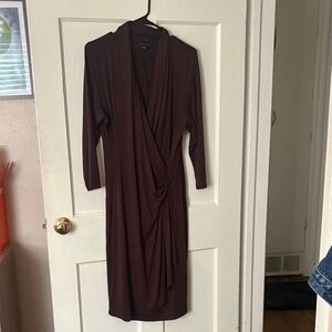 Karen Kane Chocolate Long Sleeve Dress